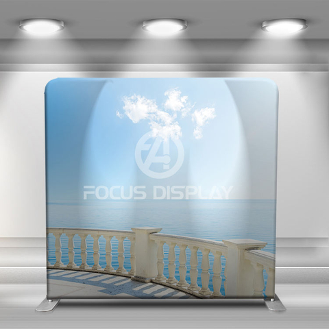 8 ft Ocean printing pillow case cover display easy installation photo booth backdrop wall