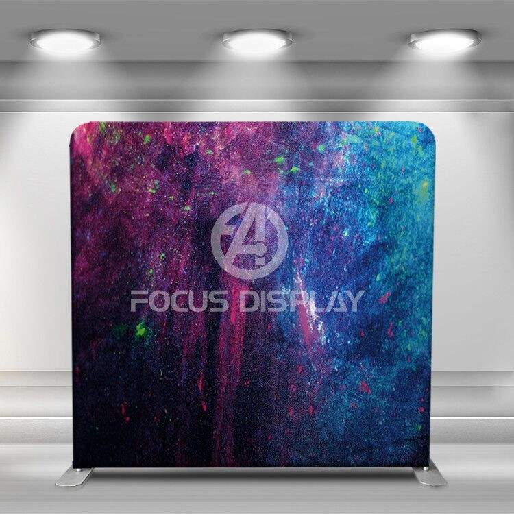 8 ft washable double-sided pillow cover neon paint grunge reggae photo booth backdrop wall