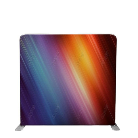 8ft Collapsible aluminum frame custom double side printing pillow case backdrop stand Photo Booth Backdrop