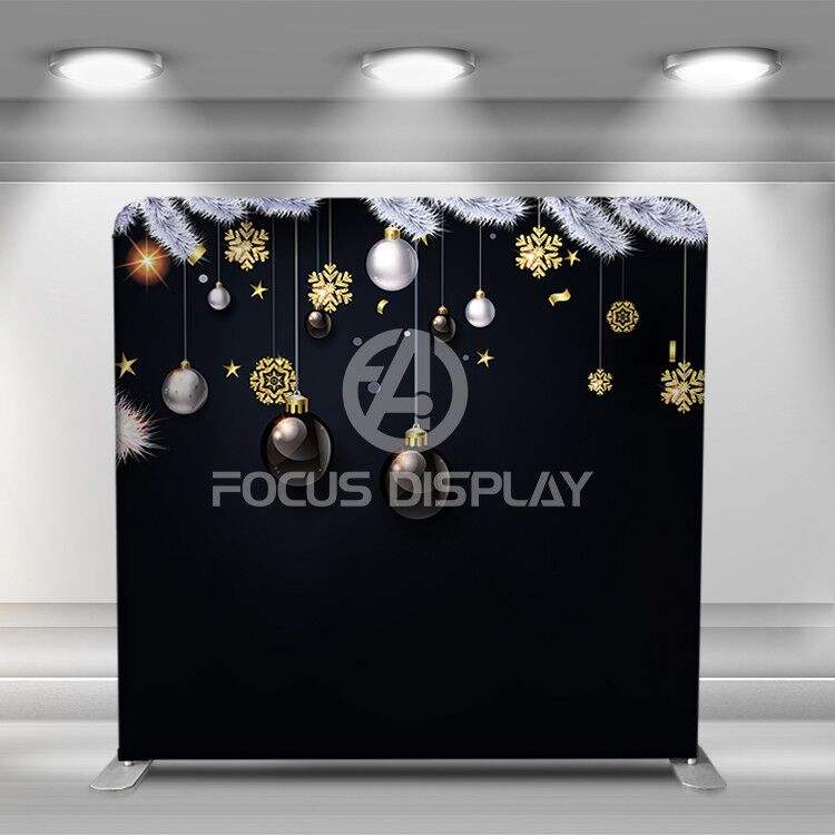 8ft straight frame only advertising tension fabric exhibition display stand photobooth backdrop pillow tension Wall