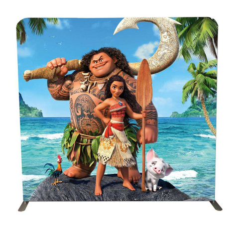 10*8ft Straight Shaped Factory Sale Popular Movable Photo Booth Custom Tension Fabric Pillow Case Backdrop
