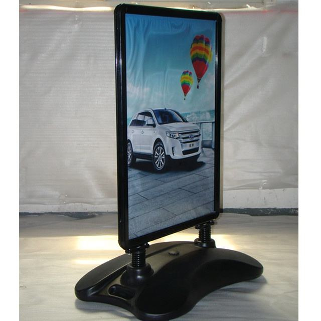A1 high quality aluminium pavement poster board for outdoor pavement sidewalk signs