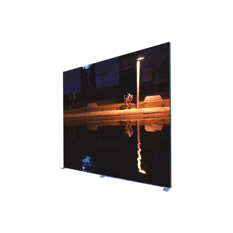 New design portable seg fabric led backlit light box aluminum profile