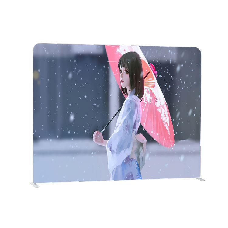 8 x 8 ft straight portable custom picture printing heavy duty backdrop stand for events