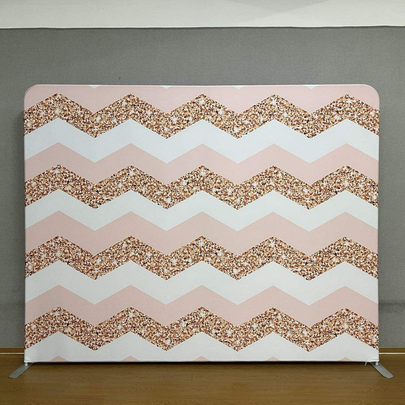 360 Aluminum Frame tension fabric backdrop sublimation printing tension backdrop firm Photo Booth backdrop wall