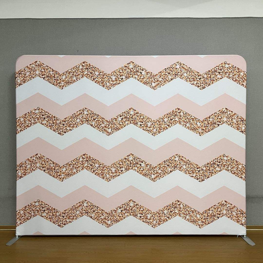 360 Aluminum Frame tension fabric backdrop sublimation printing tension backdrop firm Photo Booth backdrop wall