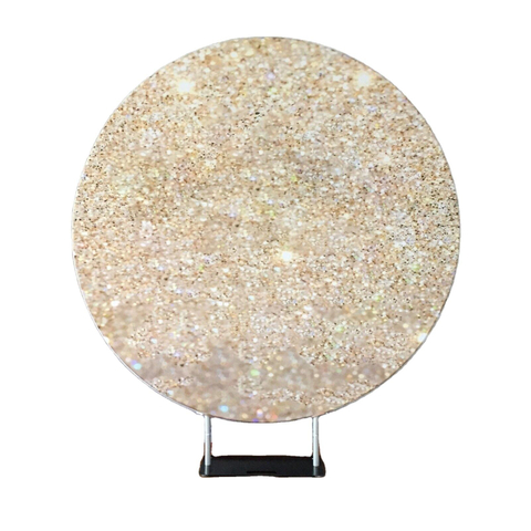 7ft Round Wedding Backdrop Display Aluminium backdrop stand round cake table flower pedestal party backdrop