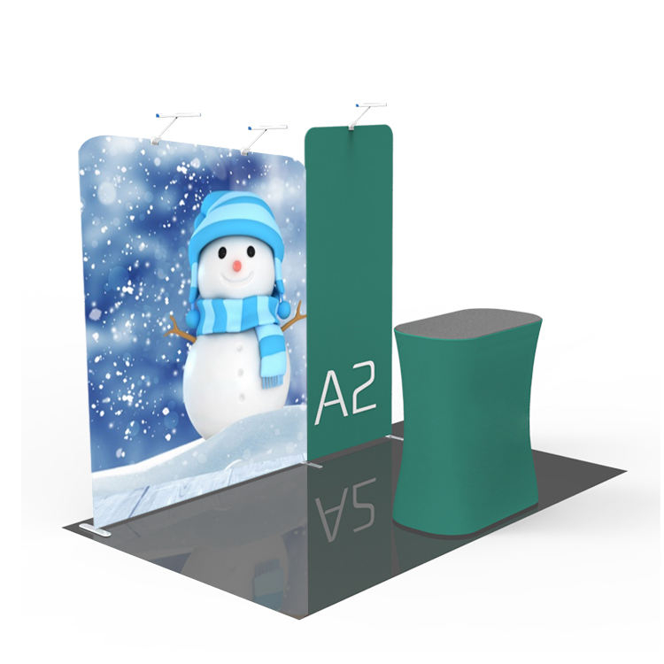 Portable modular aluminum frame trade show booth commercial exhibition stand