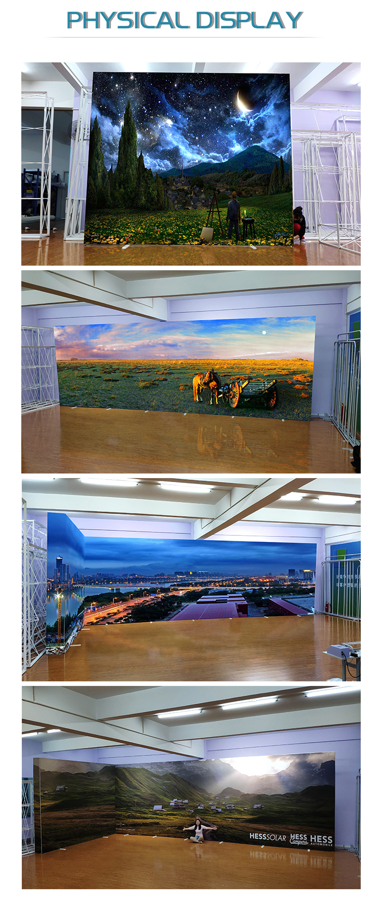 8ft 10ft Aluminum frame stand SEG fabric pop up display with custom printing