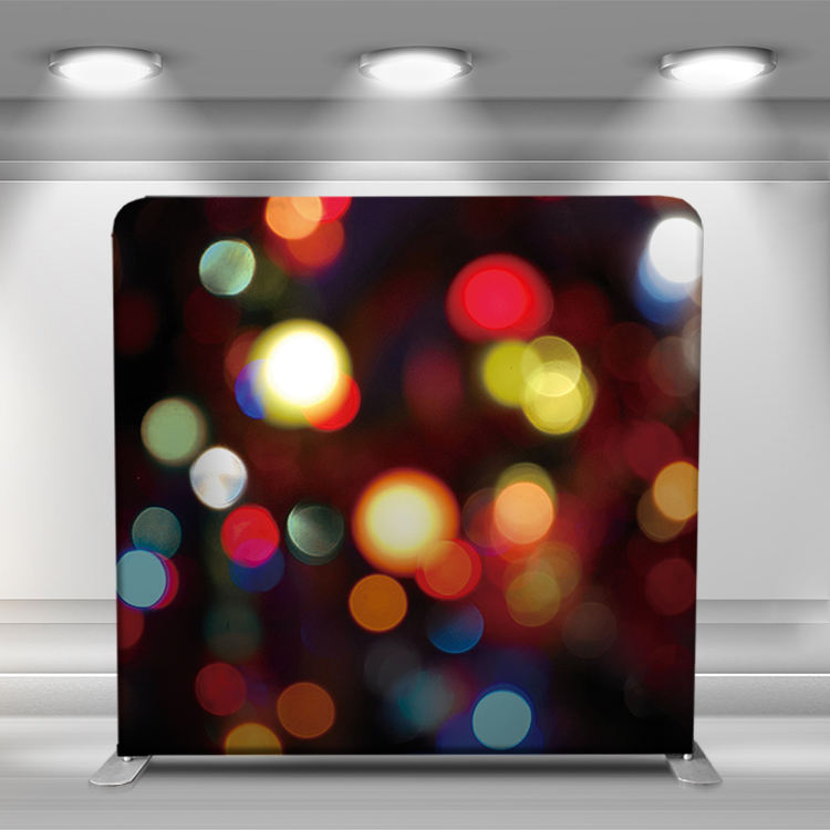 8ft portable durable lightweight straight aluminum tube stand pillow case cover tension fabric photo booth backdrop