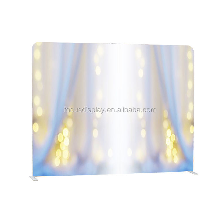 Hot sale aluminum frame banner stretch fabric frame tension fabric photography wedding party backdrops