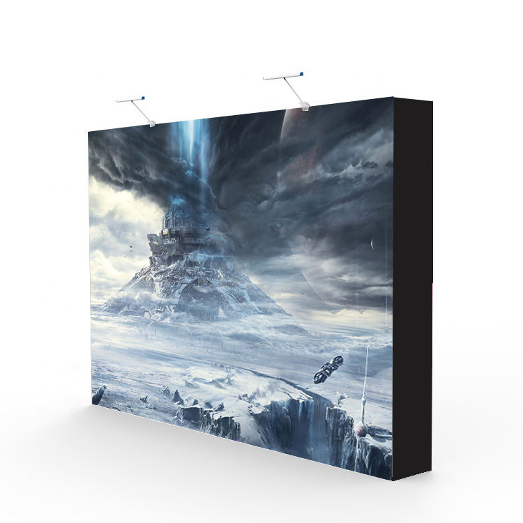 3x3 Straight Shaped pop up display exhibition stand portable exhibition backdrop
