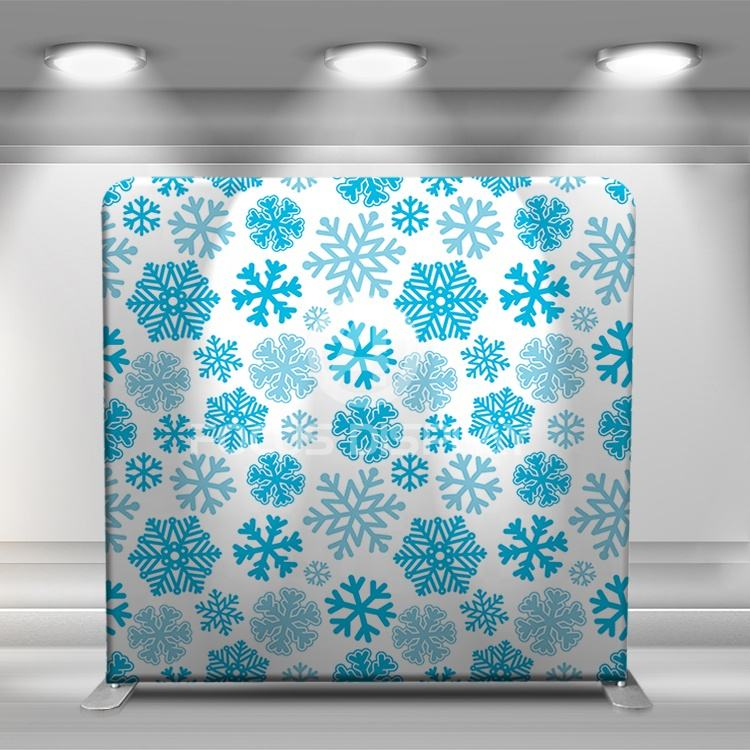 7.6*7.6 ft Custom graphic aluminum frame display stand frame birthday party decoration pillow case backdrop