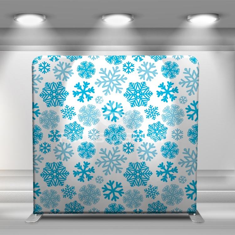 7.6*7.6 ft Custom graphic aluminum frame display stand frame birthday party decoration pillow case backdrop