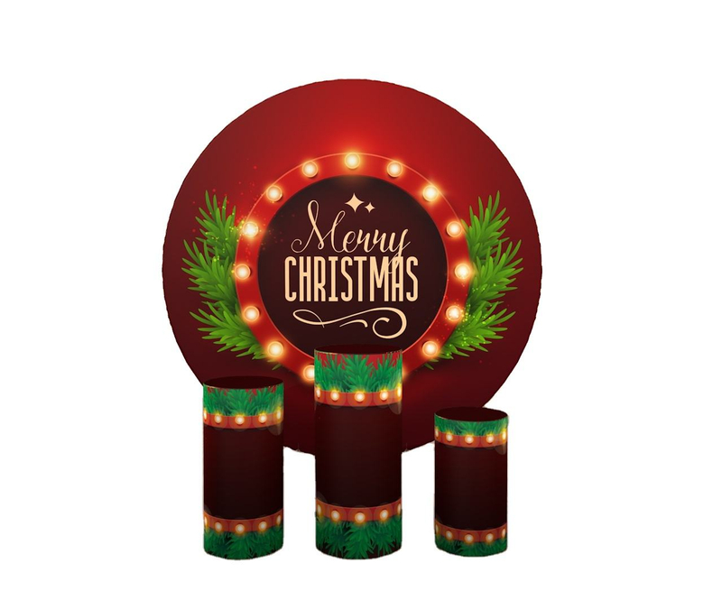 New design wedding decoration backdrop stand round cake table flower pedestal metal Round Circle Backdrop For Wedding Decoration