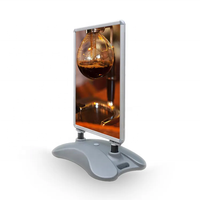Aluminum Water Base Poster Stand double sided pavement A1 Double-side Snap portable small a frame signs