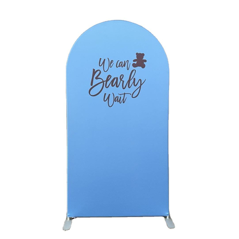 Hot Selling Single Item Semi-arch Frame Custom Background Decoration Birthday Party aluminium round arch backdrop