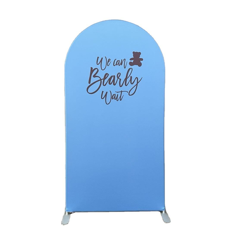 Hot Selling Single Item Semi-arch Frame Custom Background Decoration Birthday Party aluminium round arch backdrop