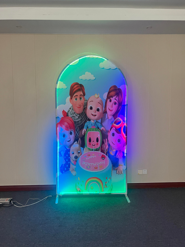 backdrop with LED light