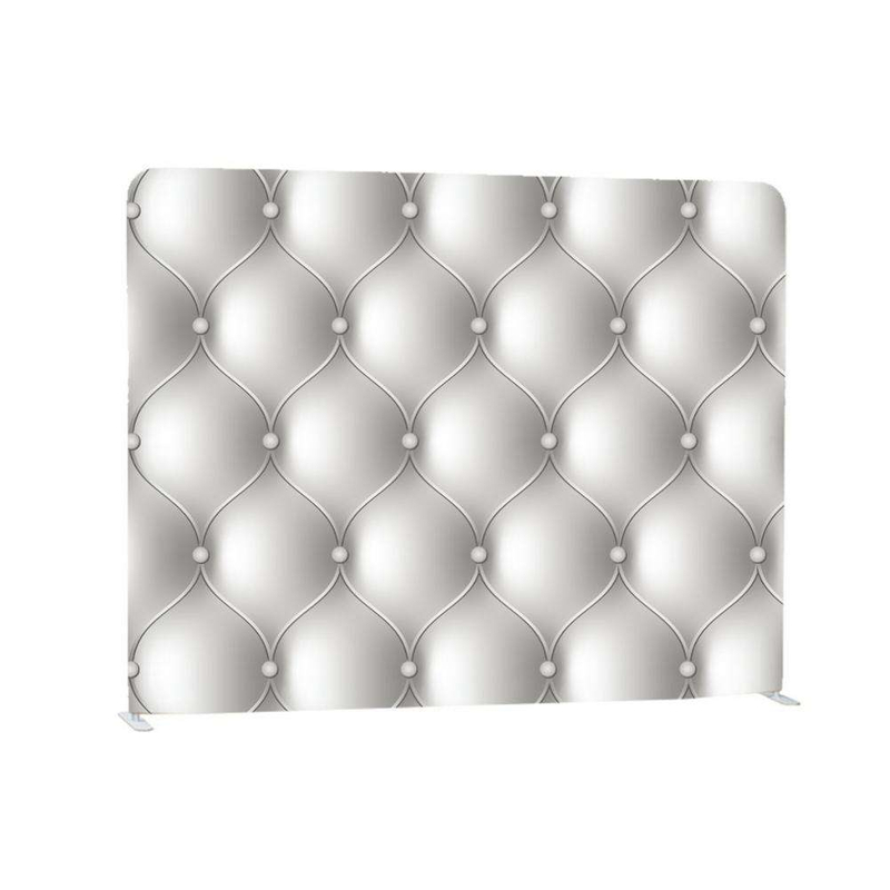 High quality aluminum frame tension fabric 8x8 straight pillowcase double side backdrop
