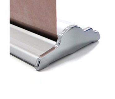 premium floor standing widebase roll up stand banner