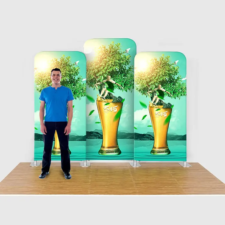 Flexible Modular Custom Trade Fair Display Rack in Line with Development Tube Frame Trends display stand