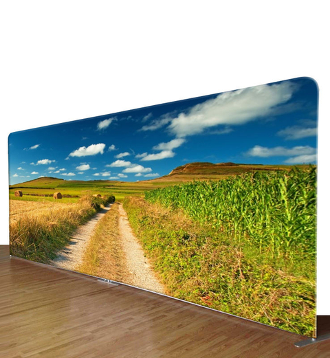 20 x 8ft tension fabric Popular portable aluminum convenient spandex backdrop