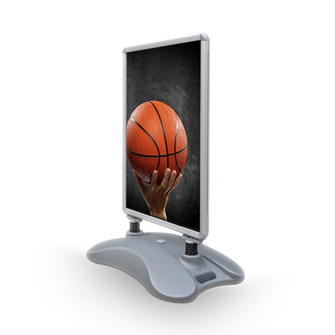 FPS2 pavement sign display board with 1/2 sided metal you can decide