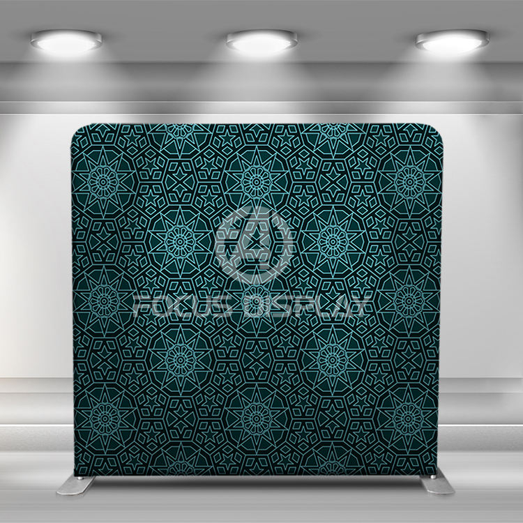 10 ft Adjustable aluminum tube frame display white brick pillow case photo booth backdrop