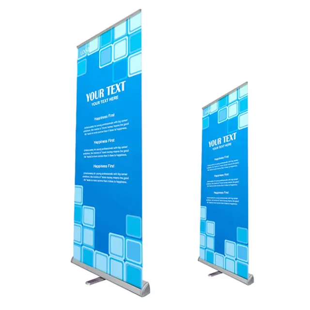 New products launched, upgraded version of fast or single roll up stand, aluminium pop up banner display stand