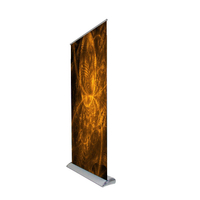 Customized easy aluminum display stand indoor and outdoor roll up banner backdrop display