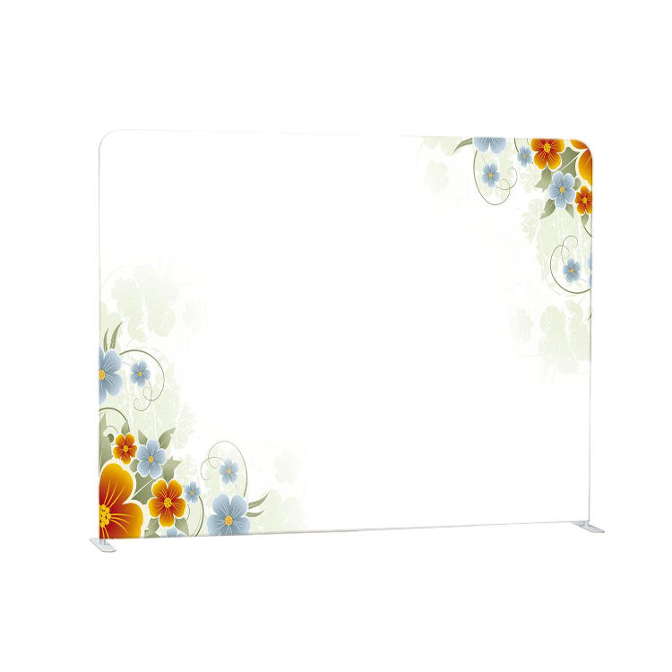 Customized full color straight tension fabric unicorn white background photography for party