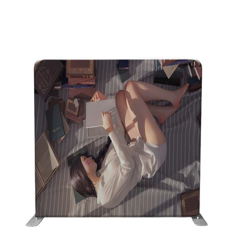 Aluminium frame tension fabric photo booth stand backdrop wall