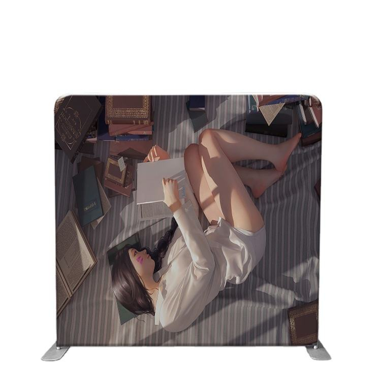 Aluminium frame tension fabric photo booth stand backdrop wall