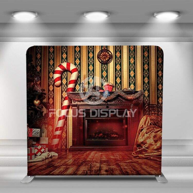 10 ft portable Photography background Winter display stand for decoration backdrop home decor Christmas photo background wall