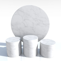 Wedding round party backdrop dessert table columns stand cylinder pedestal for decoration