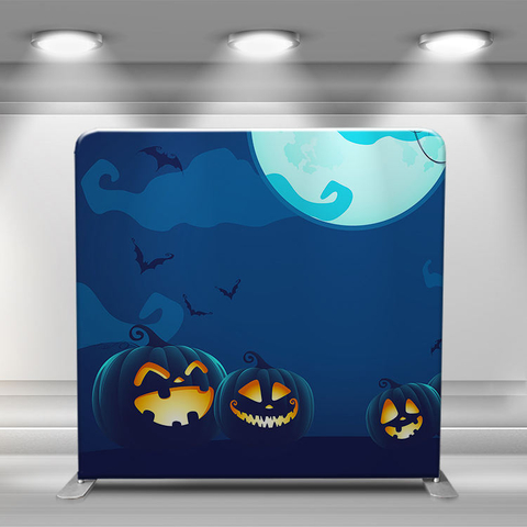 8ft straight tension fabric display photo booth aluminum backdrop stand pillow case for party custom photo booth backdrop