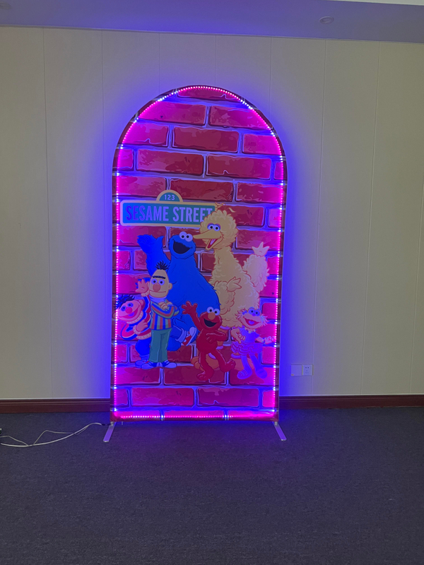 backdrop with LED light