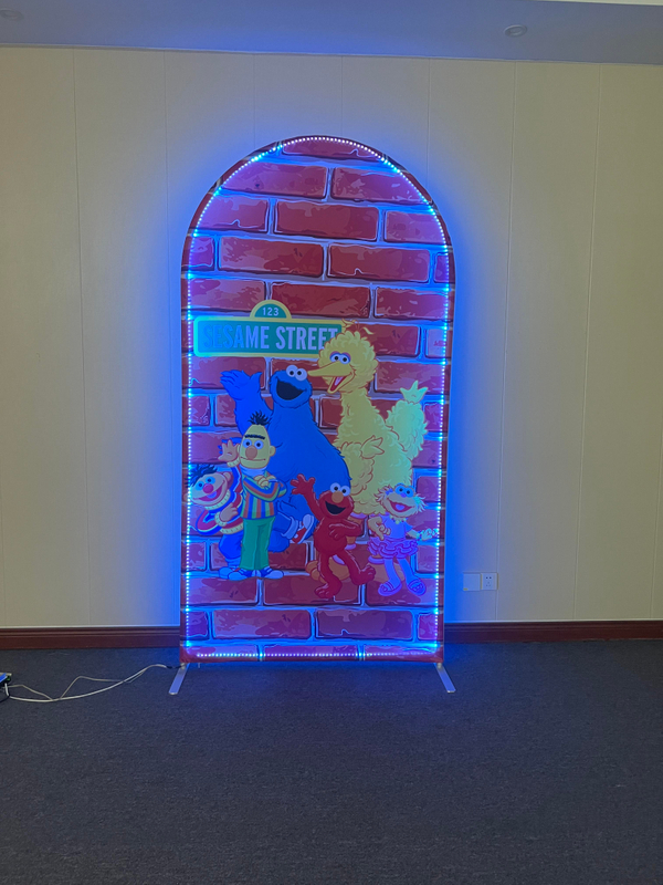 backdrop with LED light