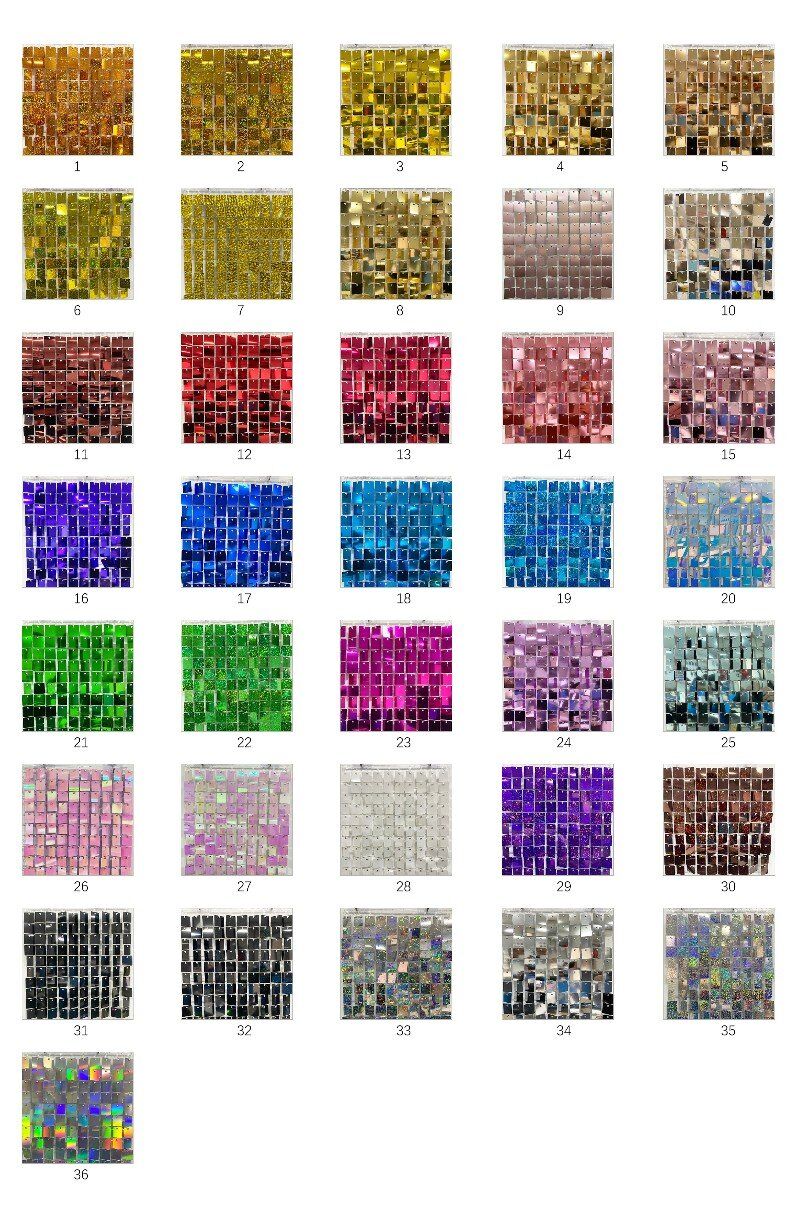 Wedding Birthday Party Decoration Transparent Sequin Straight Exhibition Shimmer Tension Fabric Wall Panel