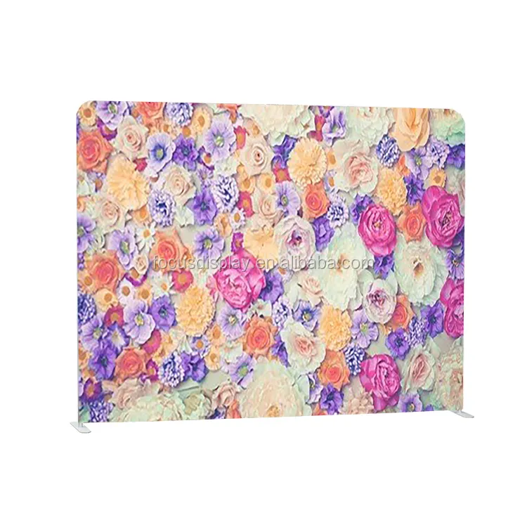 10 ft Aluminum Straight elbow Frame tension Fabric Banner Custom tube frame display photo booth backdrop wall