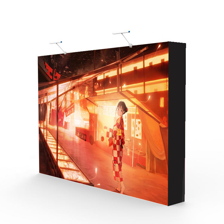 Pop Up System Photo Display Foldable Fabric Stand Event Portable Pop Up Display Backdrop