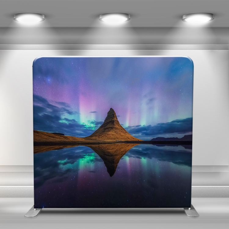 10 * 8ft Weather Resistant Straight Exhibition Tension Fabric Display Stand