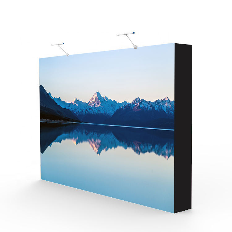 Manufacturer price high quality pop up banner graphic tension fabric display by digital printing