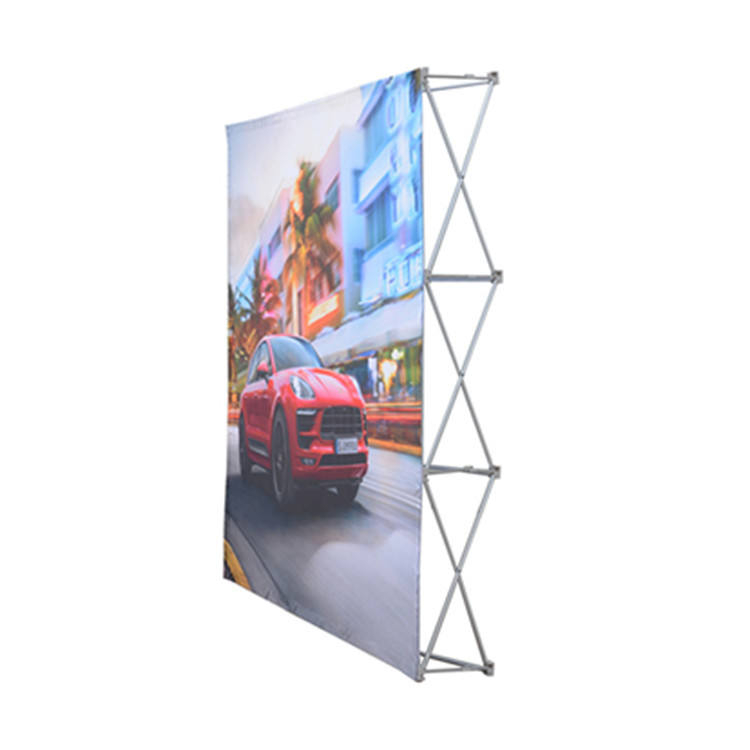 trade show straight tension fabric backdrop stand 10ft pop up fabric display