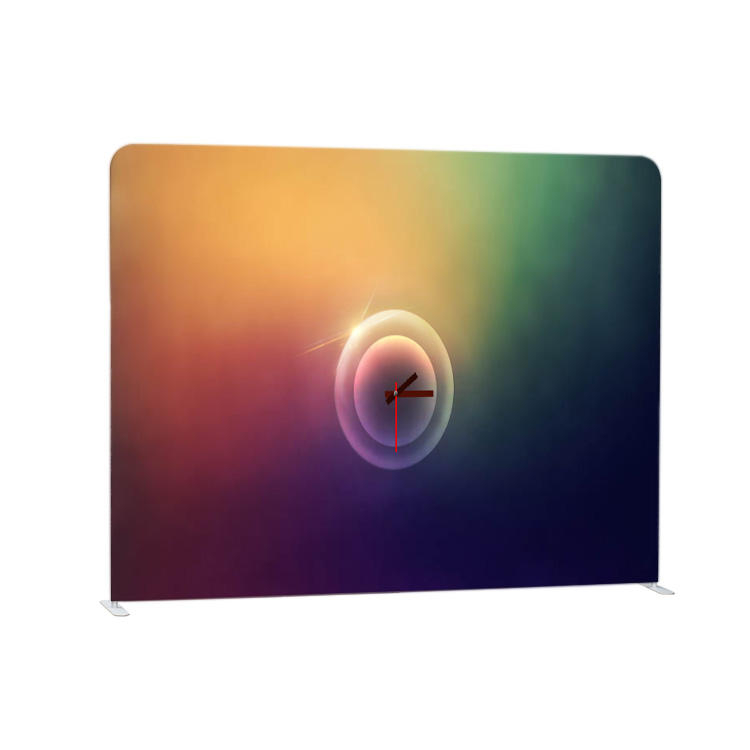High quality straight custom tension fabric pillow case printing grey photo background stand backdrop