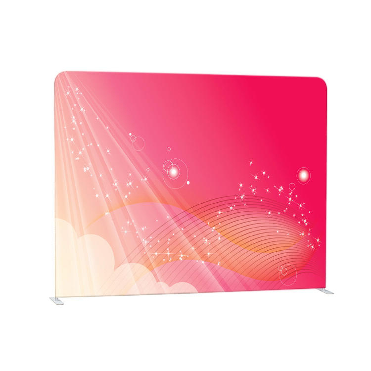 Portable advertising tension fabric pillow case diy photo backdrop stand wedding backdrop