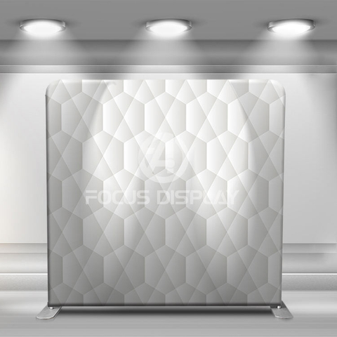 10 ft Adjustable aluminum tube frame display white brick pillow case photo booth backdrop