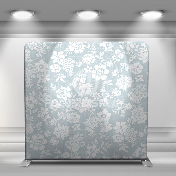 10 ft Straight tension fabric aluminum frame display visual effect painting photo booth