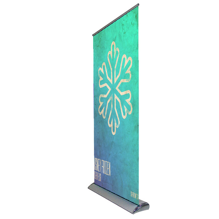 economic retractable cheap display double graphic roll up banner stands